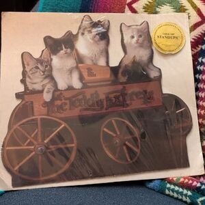 Vintage The Teddy Express Cat Wall Art